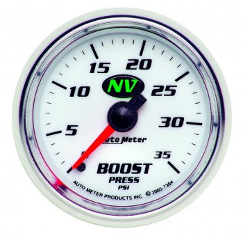 AutoMeter 7304 - GAUGE, BOOST, 2 1/16", 35PSI, MECHANICAL, NV 4