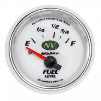 AutoMeter 7318 - GAUGE, FUEL LEVEL, 2 1/16", 16OE TO 158OF, ELEC, NV 4