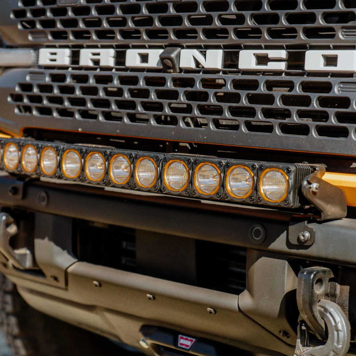 KC HiLiTES 7352 - FLEX ERA 30" LED Light Bar Mount - Front Bumper - GEN6 2021+ Ford Bronco 3
