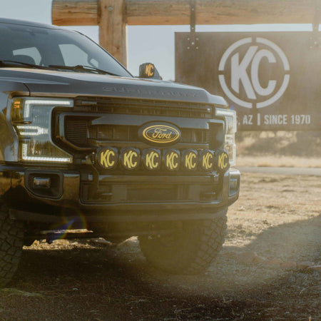 KC HiLiTES 7356 - Light Bar Mount - Front Bumper - 2017-2024 Ford Super Duty 2