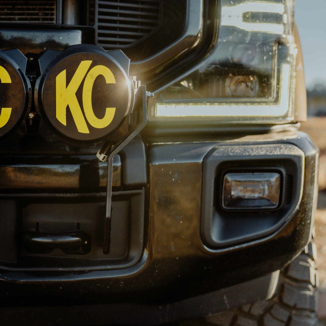 KC HiLiTES 7356 - Light Bar Mount - Front Bumper - 2017-2024 Ford Super Duty 4