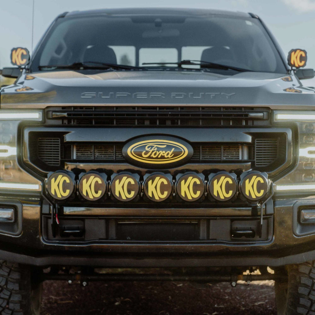 KC HiLiTES 7356 - Light Bar Mount - Front Bumper - 2017-2024 Ford Super Duty 3