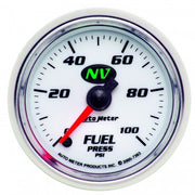 AutoMeter 7363 - GAUGE, FUEL PRESSURE, 2 1/16", 100PSI, DIGITAL STEPPER MOTOR, NV 4