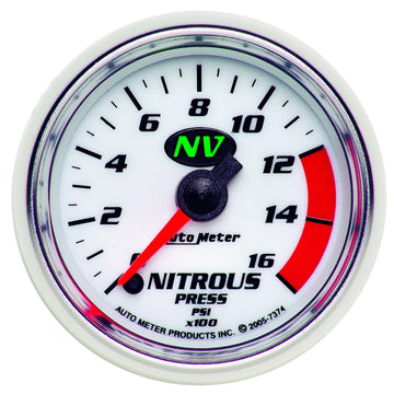 AutoMeter 7374 - Nitrous Oxide Pressure Gauge