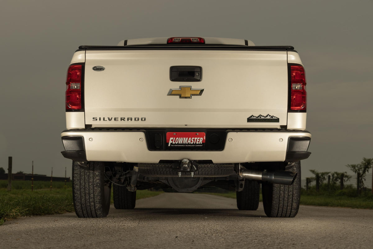 Flowmaster 737857 - Signature Series Exhaust System Fits 2014-2019* (Classic Body) GM 1500 4.3L/5.3L, 304 Stainless Steel, Single Exit Exhaust Flowmaster 2