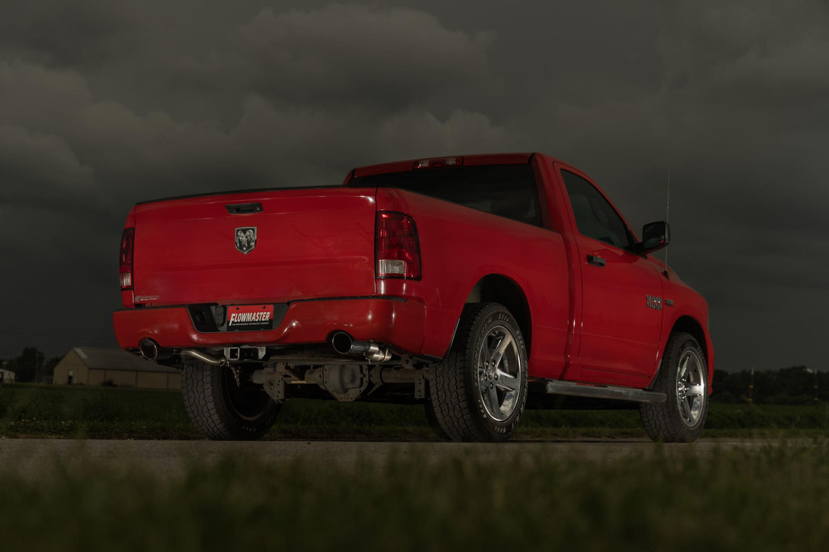 Flowmaster 737860 - Signature Series Exhaust System Fits 2009-2024 (Classic Body) Ram 1500 5.7L, 2009-2013 4.7L, Factory Dual Exhaust, 304 Stainless Steel Exhaust Flowmaster 2