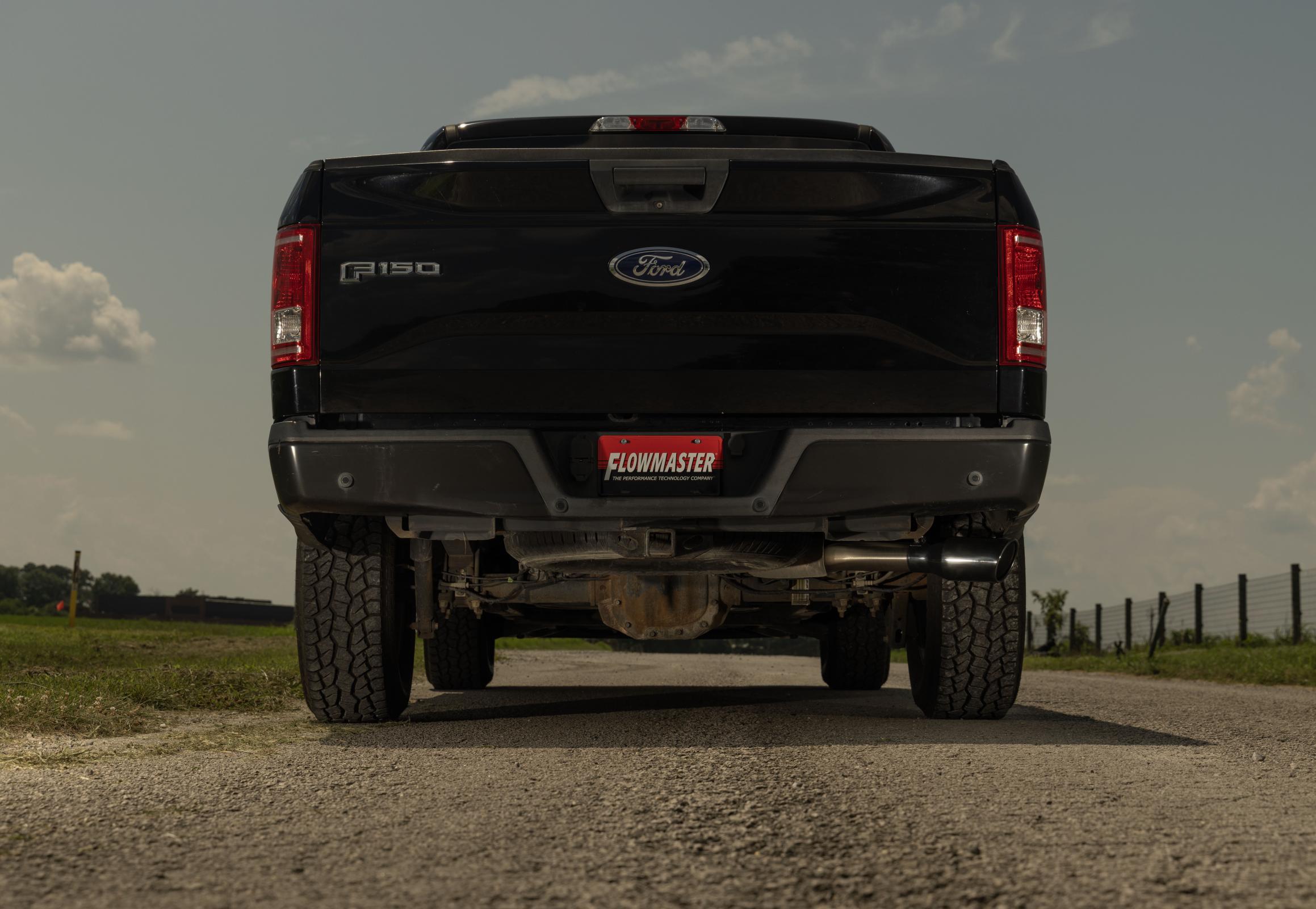 Flowmaster 737887 - Signature Series Exhaust System Fits 2015-2020 Ford F-150 2.7L / 3.5L Ecoboost, 3.5L Ti-Vct, 5.0L, 304 Stainless Steel, Single Exit Exhaust Flowmaster 2