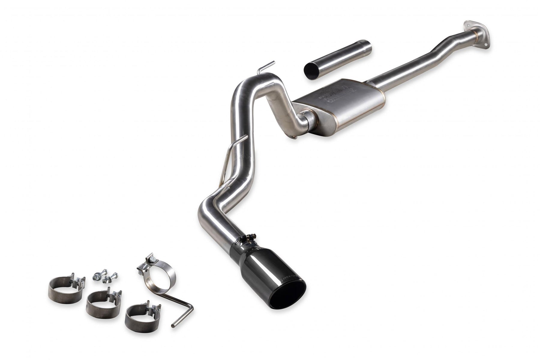Flowmaster 737887 - Signature Series Exhaust System Fits 2015-2020 Ford F-150 2.7L / 3.5L Ecoboost, 3.5L Ti-Vct, 5.0L, 304 Stainless Steel, Single Exit Exhaust Flowmaster 3