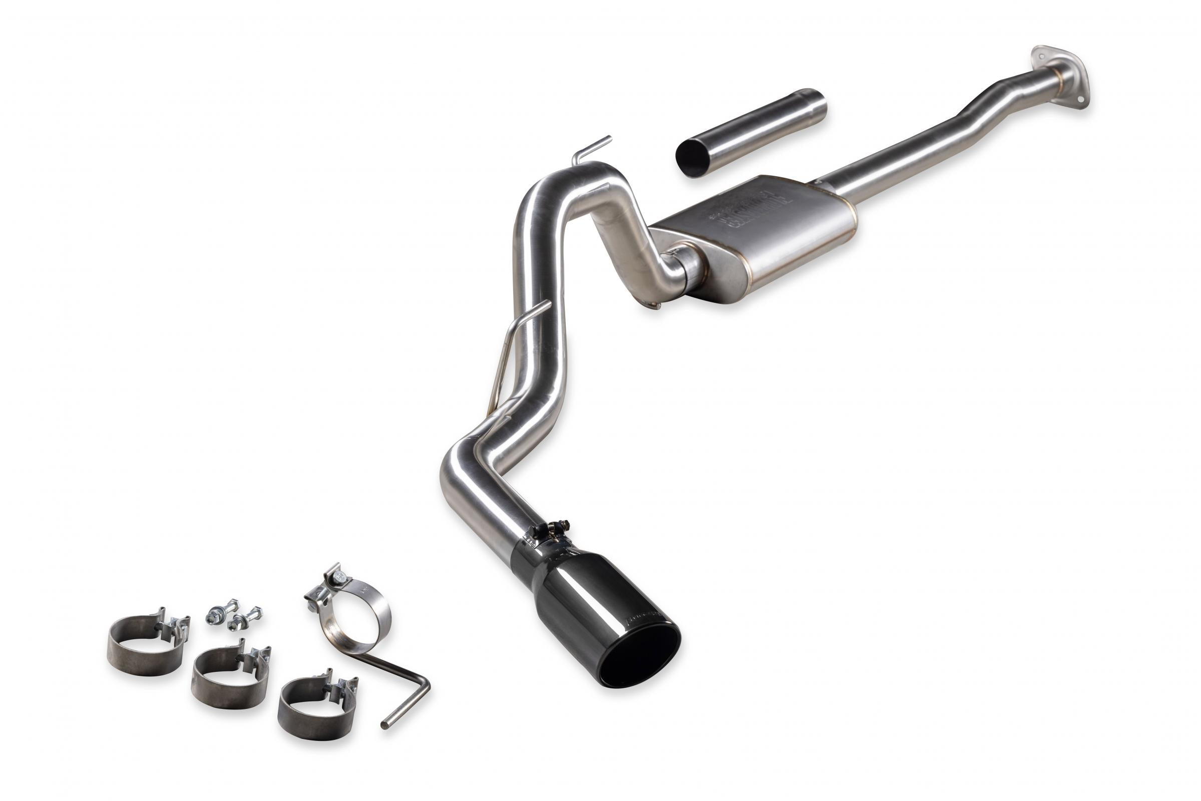 Flowmaster 737887 - Signature Series Exhaust System Fits 2015-2020 Ford F-150 2.7L / 3.5L Ecoboost, 3.5L Ti-Vct, 5.0L, 304 Stainless Steel, Single Exit Exhaust Flowmaster 3