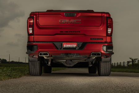 Flowmaster 737894 - Signature Series Exhaust System Fits 2019-2026 (New Body) Silverado/Sierra 1500 Crew Cab/Double Cab Models With 5.3L And Factory Dual Tailpipes, 304 Stainless Steel Exhaust Flowmaster 2