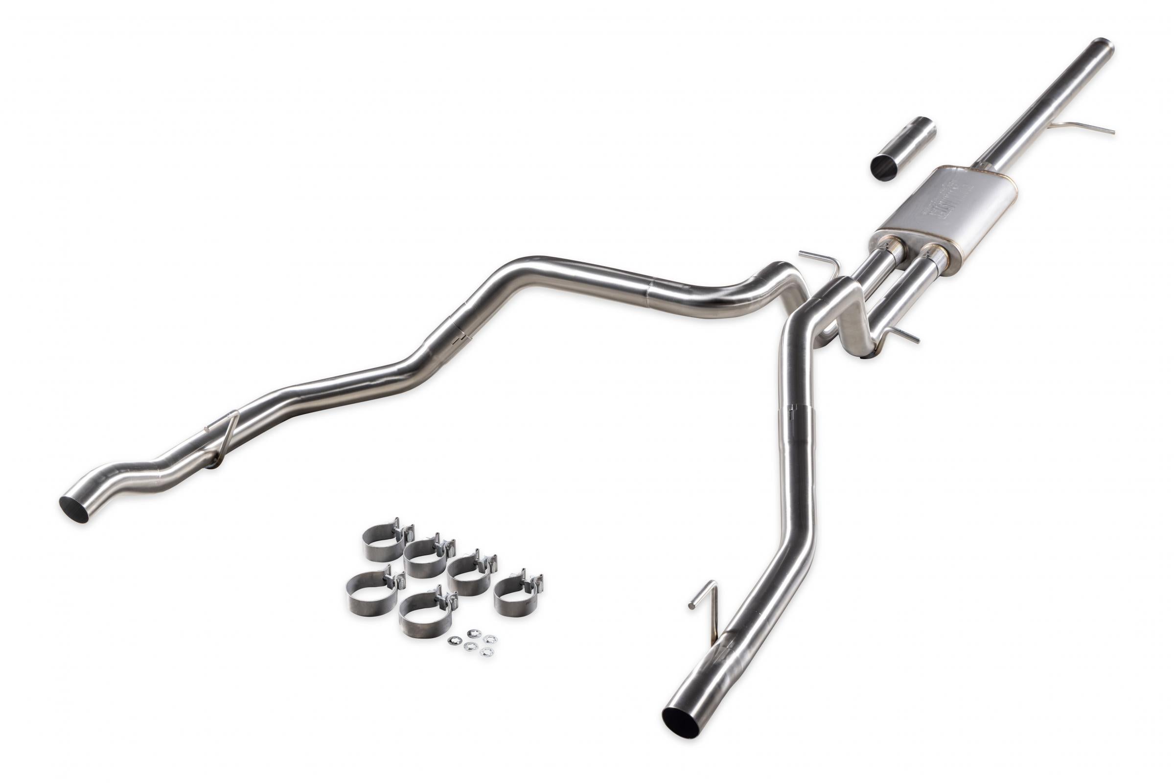 Flowmaster 737894 - Signature Series Exhaust System Fits 2019-2026 (New Body) Silverado/Sierra 1500 Crew Cab/Double Cab Models With 5.3L And Factory Dual Tailpipes, 304 Stainless Steel Exhaust Flowmaster 3