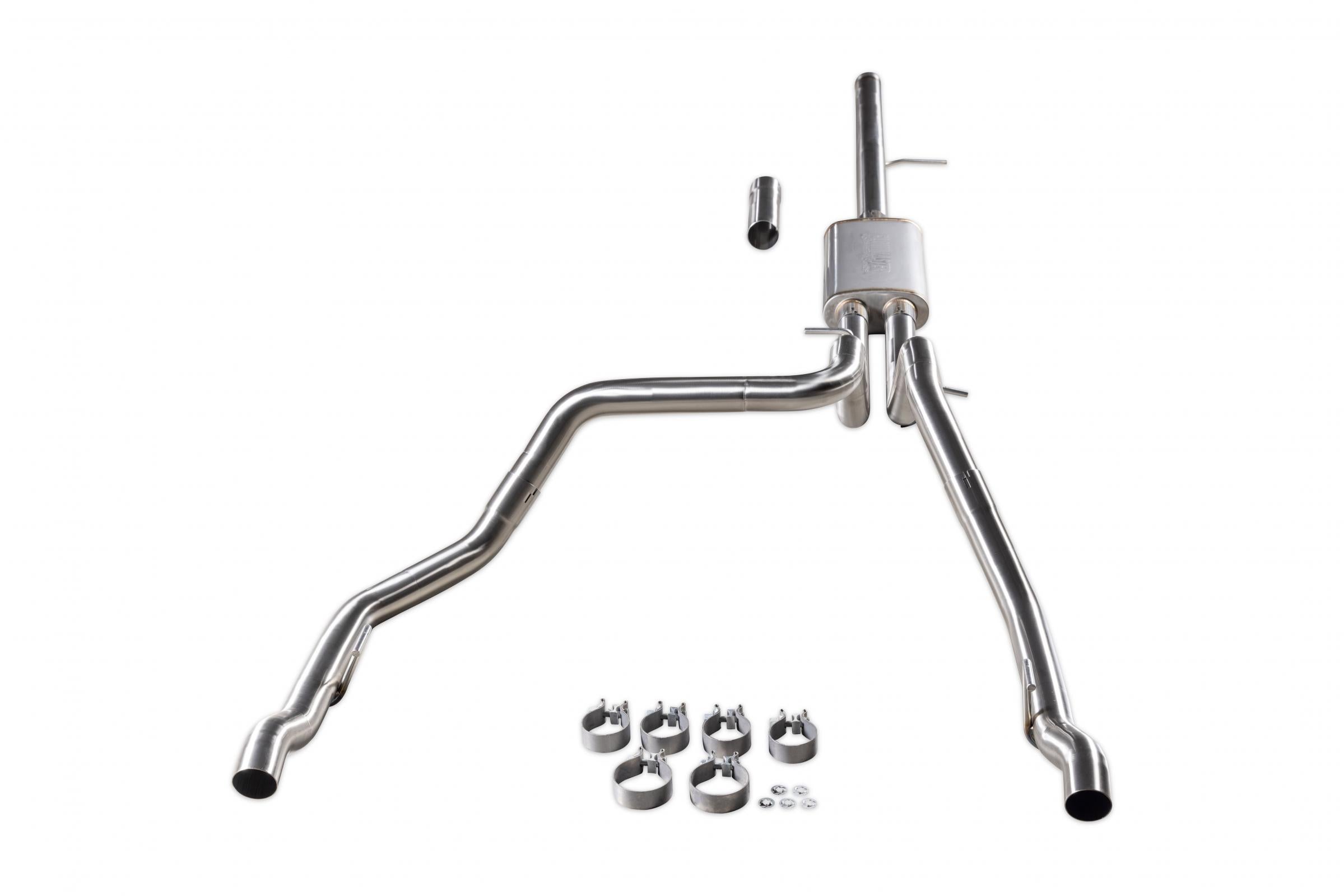 Flowmaster 737894 - Signature Series Exhaust System Fits 2019-2026 (New Body) Silverado/Sierra 1500 Crew Cab/Double Cab Models With 5.3L And Factory Dual Tailpipes, 304 Stainless Steel Exhaust Flowmaster 4