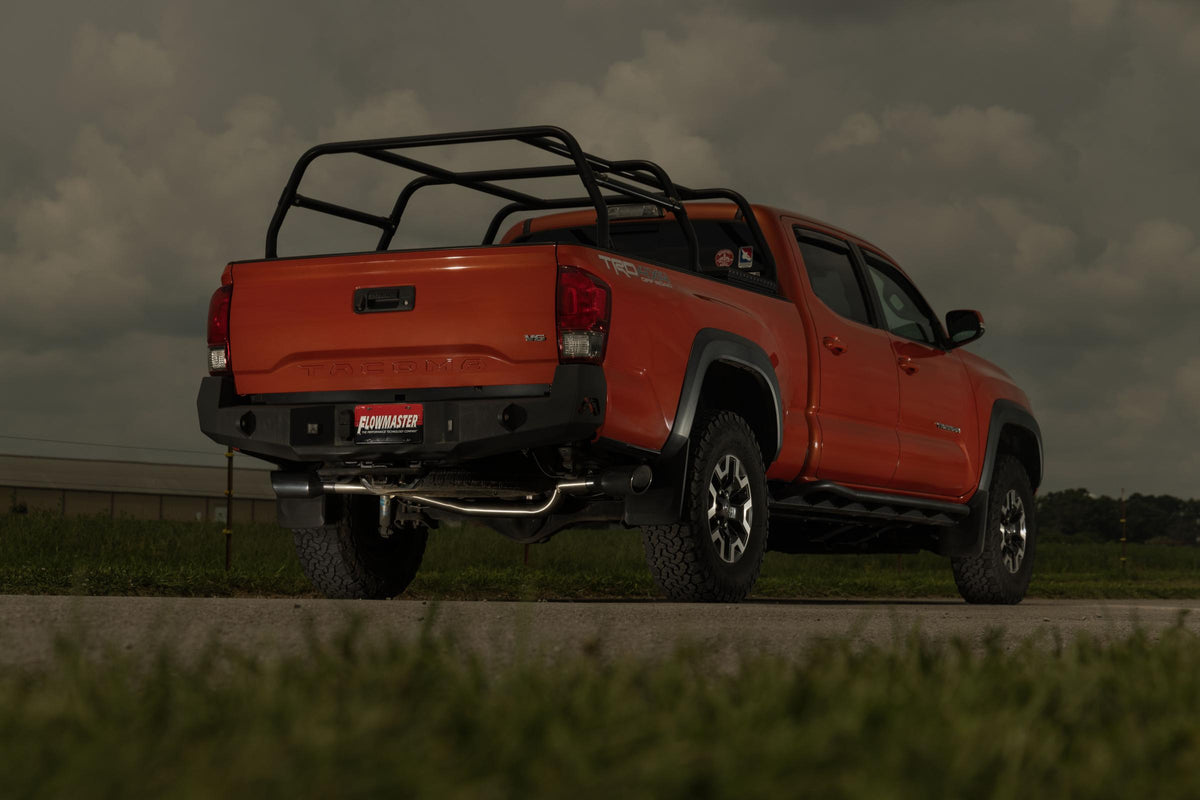 Flowmaster 737918 - Signature Series Exhaust System Fits 2016-2023 Toyota Tacoma 3.5L 2/4 Wheel Drive, All Wheelbases, 304 Stainless Steel, Dual Side Exit Exhaust Flowmaster 1