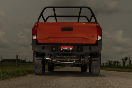 Flowmaster 737918 - Signature Series Exhaust System Fits 2016-2023 Toyota Tacoma 3.5L 2/4 Wheel Drive, All Wheelbases, 304 Stainless Steel, Dual Side Exit Exhaust Flowmaster 2