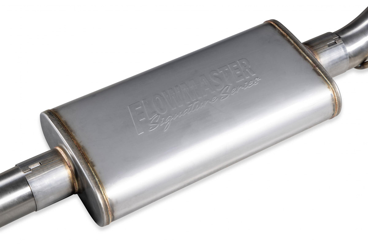 Flowmaster 738115 - Signature Series Exhaust System Fits 2021-2025 Ford F-150 2.7, 3.5, 5.0-Liter, Signature Series Cat-Back, 304 Stainless Steel, Single Exit Exhaust Flowmaster 5