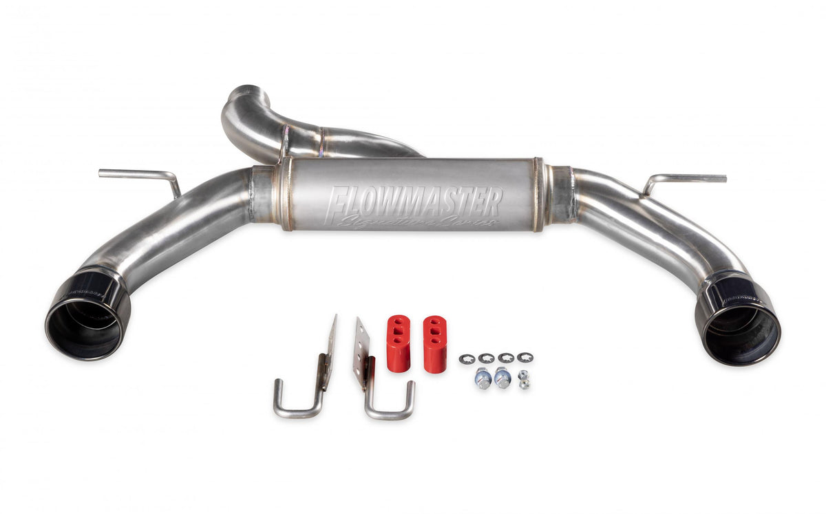 Flowmaster 738123 - Signature Series Exhaust System Fits 2021-2025 Ford Bronco 2.3/2.7-Liter, Axle-Back, 304 Stainless Steel, Dual Rear Exit Exhaust Flowmaster 3
