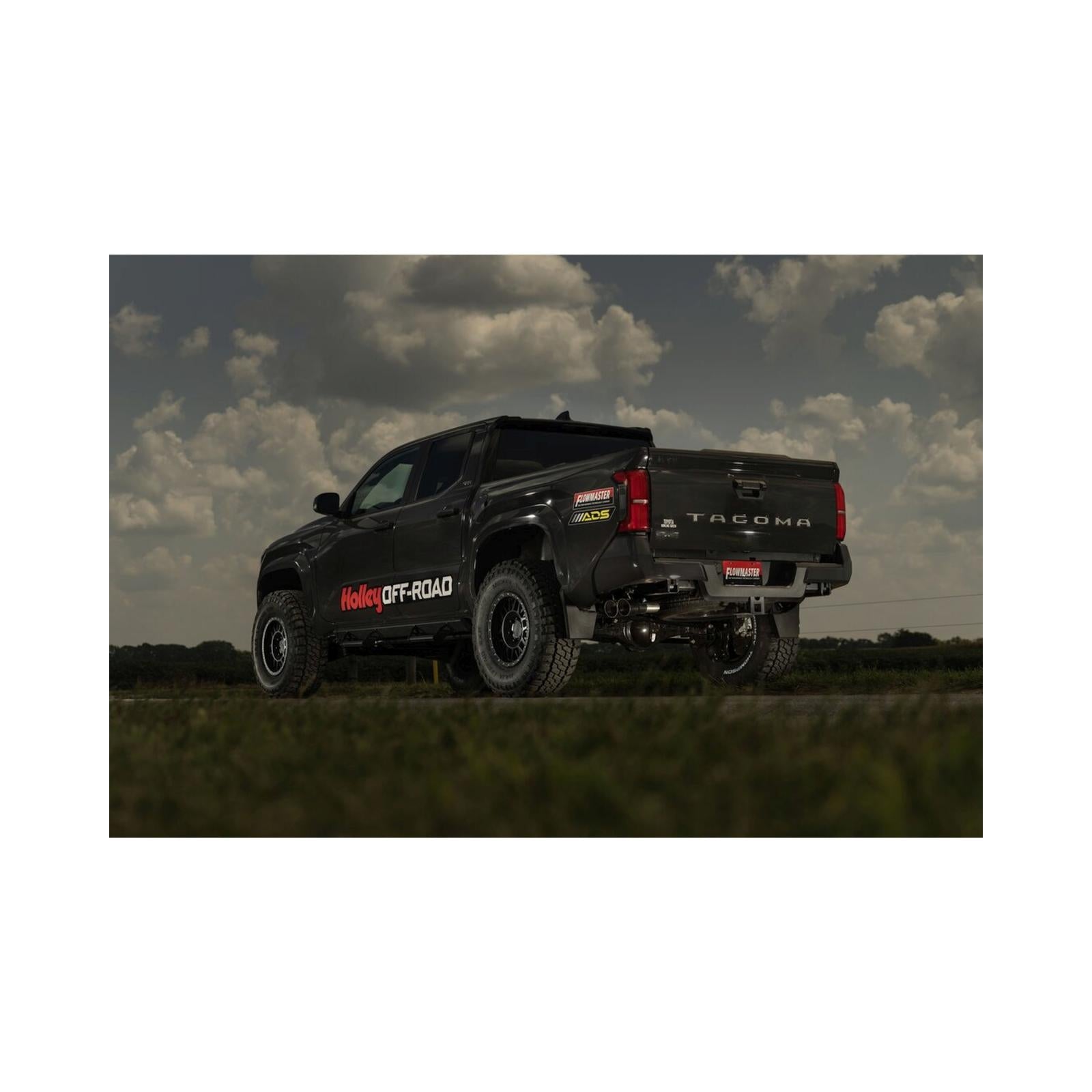 Flowmaster 738173 - Signature Series Cat-Back Exhaust System Fits 2024-2025 Toyota Tacoma 2.4-Liter, All Wheelbases, Signature Series Dual Out Same Side Cat-Back Exhaust System, 304 Stainless Steel – Moderate Sound Flowmaster 1