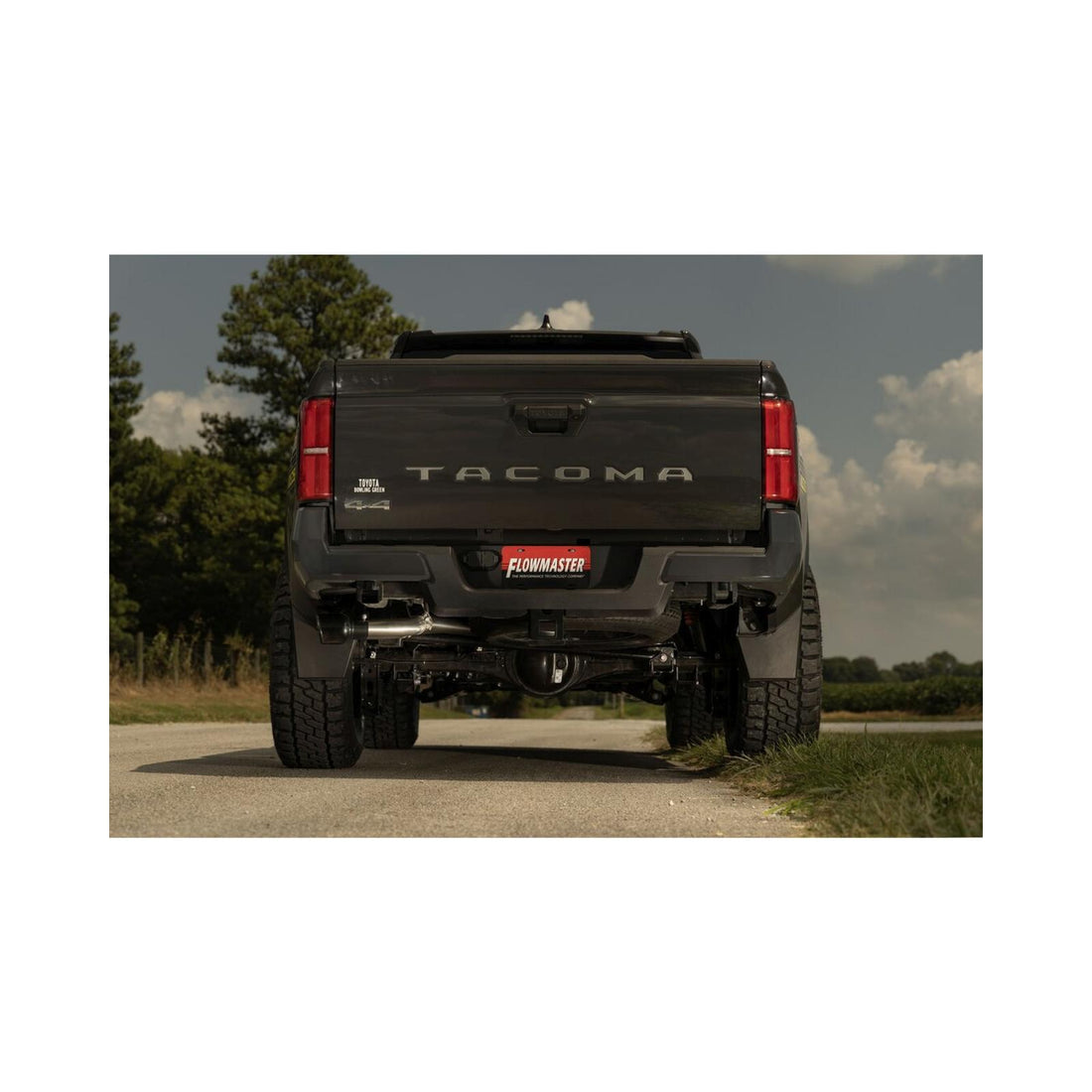 Flowmaster 738173 - Signature Series Cat-Back Exhaust System Fits 2024-2025 Toyota Tacoma 2.4-Liter, All Wheelbases, Signature Series Dual Out Same Side Cat-Back Exhaust System, 304 Stainless Steel – Moderate Sound Flowmaster 2