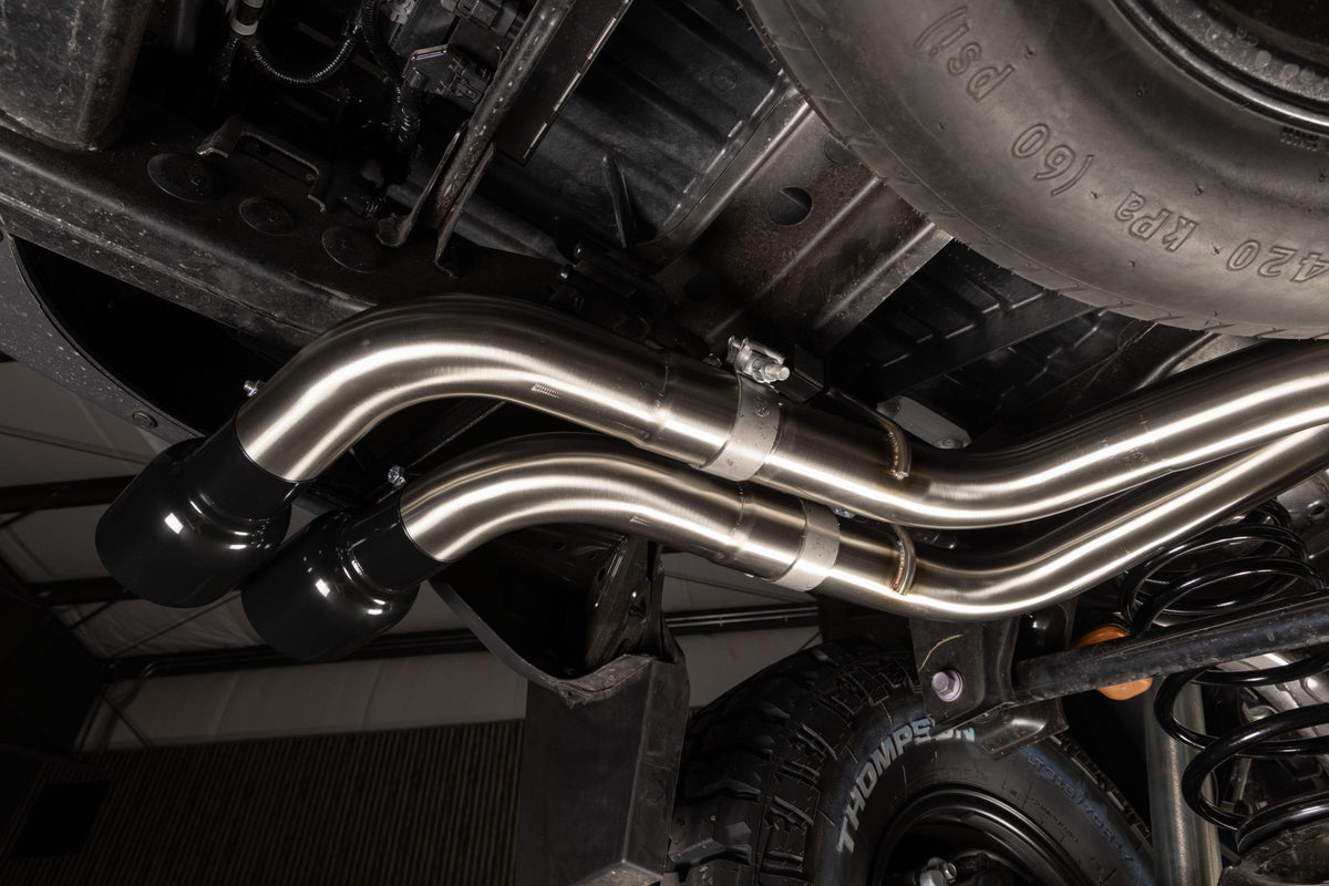 Flowmaster 738173 - Signature Series Cat-Back Exhaust System Fits 2024-2025 Toyota Tacoma 2.4-Liter, All Wheelbases, Signature Series Dual Out Same Side Cat-Back Exhaust System, 304 Stainless Steel – Moderate Sound Flowmaster 4