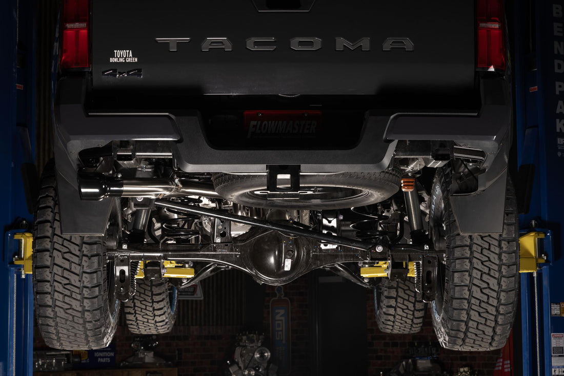 Flowmaster 738173 - Signature Series Cat-Back Exhaust System Fits 2024-2025 Toyota Tacoma 2.4-Liter, All Wheelbases, Signature Series Dual Out Same Side Cat-Back Exhaust System, 304 Stainless Steel – Moderate Sound Flowmaster 5