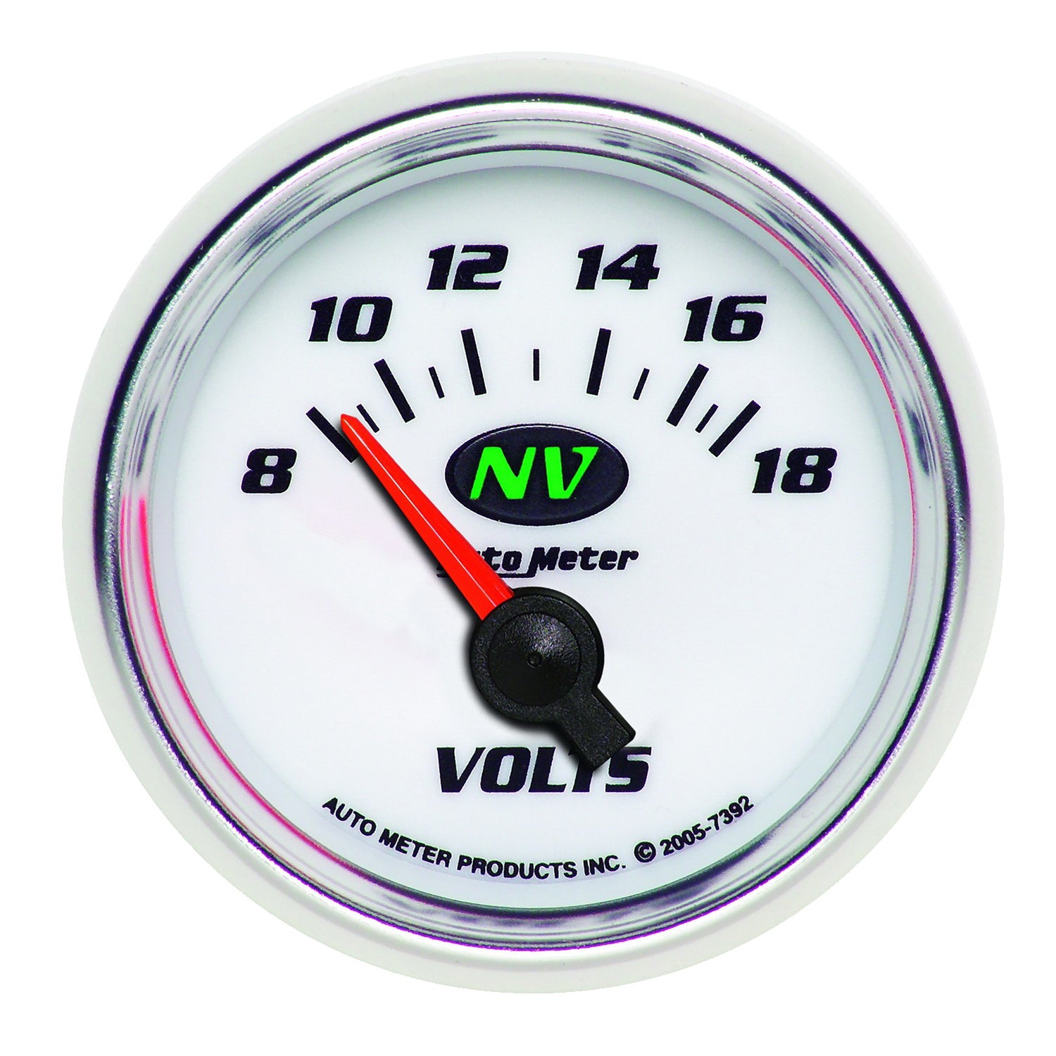 AutoMeter 7392 - GAUGE, VOLTMETER, 2 1/16", 18V, ELECTRIC, NV 3