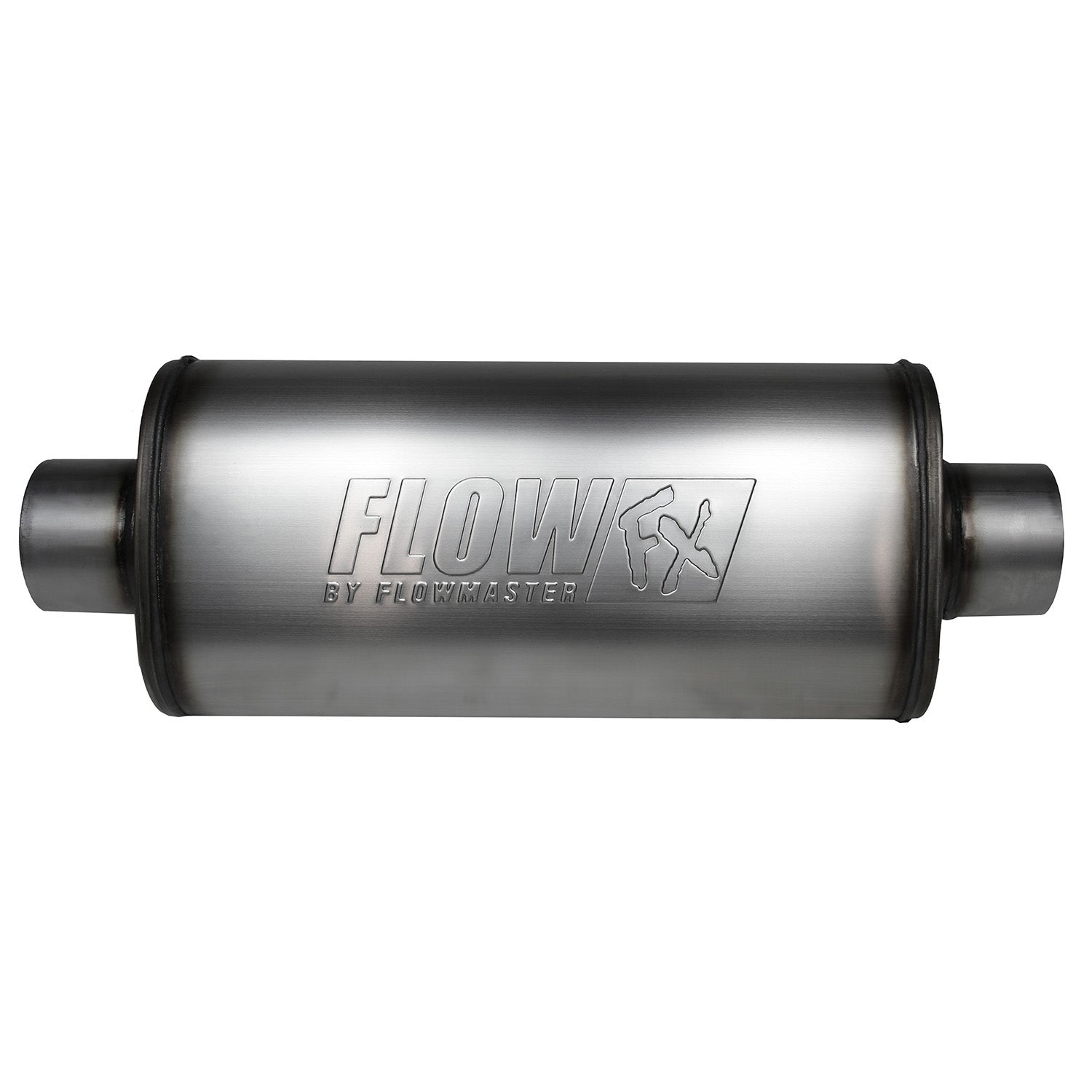 Flowmaster 74151 - Flow Fx Muffler Flow Fx Muffler 3.50 Center In/3.50 Center Out Moderate Sound Stainless Steel Flowmaster 1