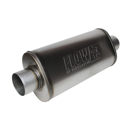 Flowmaster 74151 - Flow Fx Muffler Flow Fx Muffler 3.50 Center In/3.50 Center Out Moderate Sound Stainless Steel Flowmaster 3