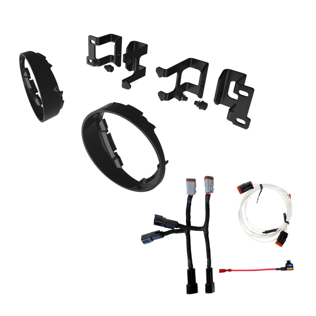 KC HiLiTES 7471 - FLEX ERA 3 - Fog Pocket - Brackets Bezels - Round - Toyota 5