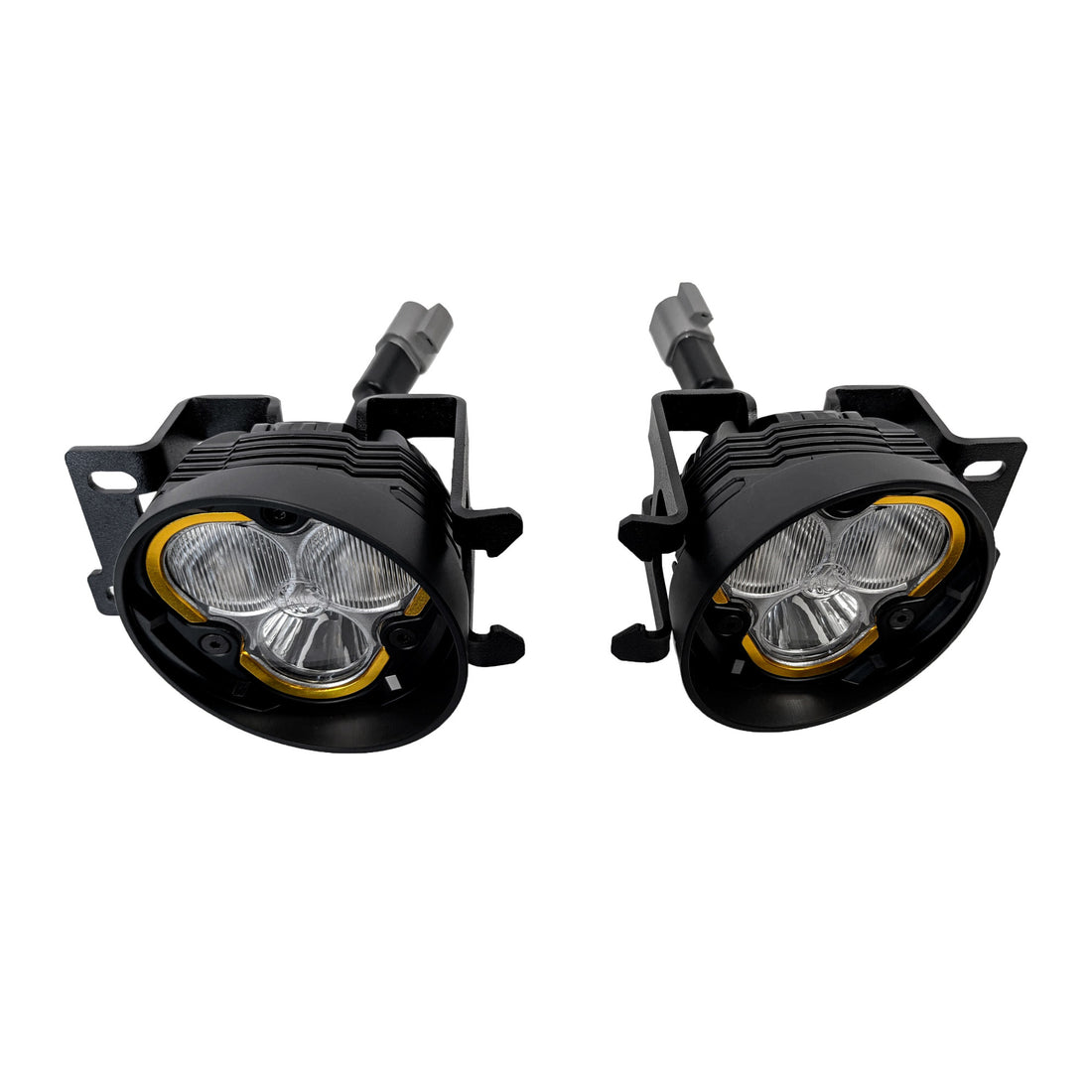 KC HiLiTES 7471 - FLEX ERA 3 - Fog Pocket - Brackets Bezels - Round - Toyota 2