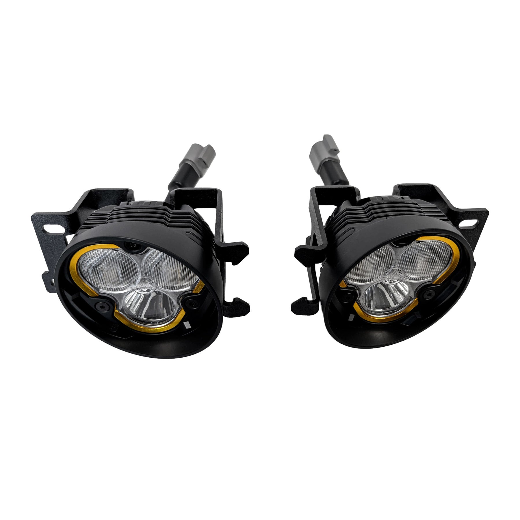 KC HiLiTES 7471 - FLEX ERA 3 - Fog Pocket - Brackets Bezels - Round - Toyota 2