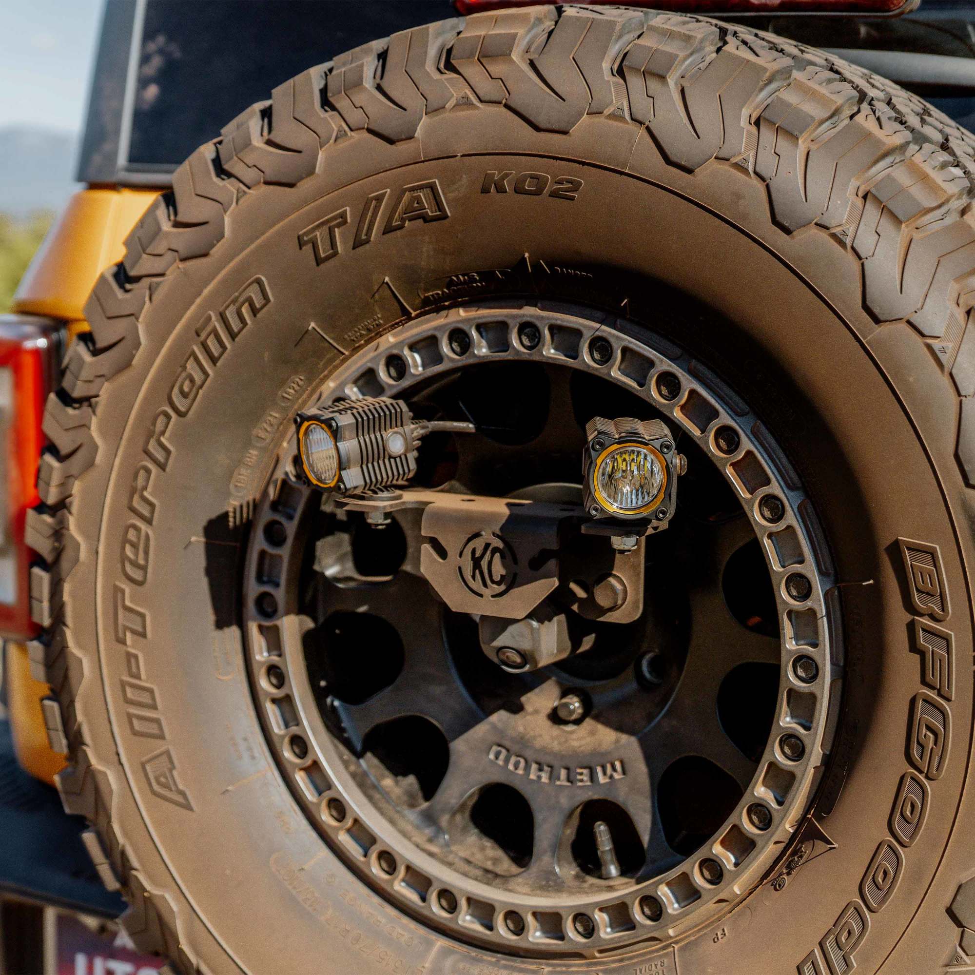 KC HiLiTES 7478 - Spr Tir Carr (M14x1.5 Lug) - 18+ Jeep Wrangler JL /21+ Ford Bronco Raptor 5