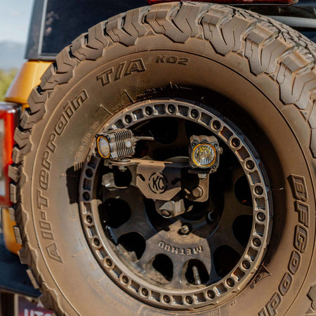 KC HiLiTES 7478 - Spr Tir Carr (M14x1.5 Lug) - 18+ Jeep Wrangler JL /21+ Ford Bronco Raptor 5