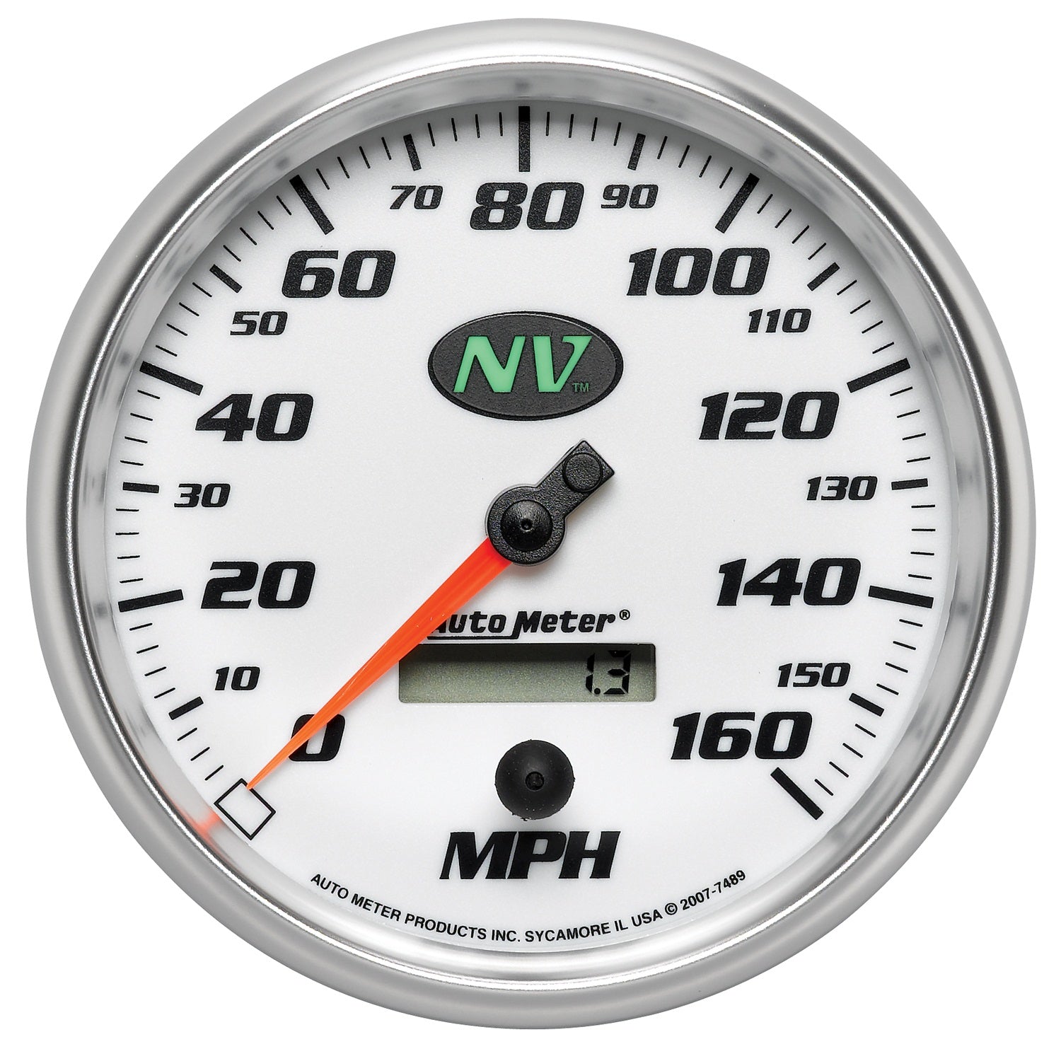 AutoMeter 7489 - GAUGE, SPEEDOMETER, 5", 160MPH, ELEC. PROGRAMMABLE, NV 5