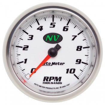 AutoMeter 7497 - GAUGE, TACHOMETER, 3 3/8", 10K RPM, IN-DASH, NV 4