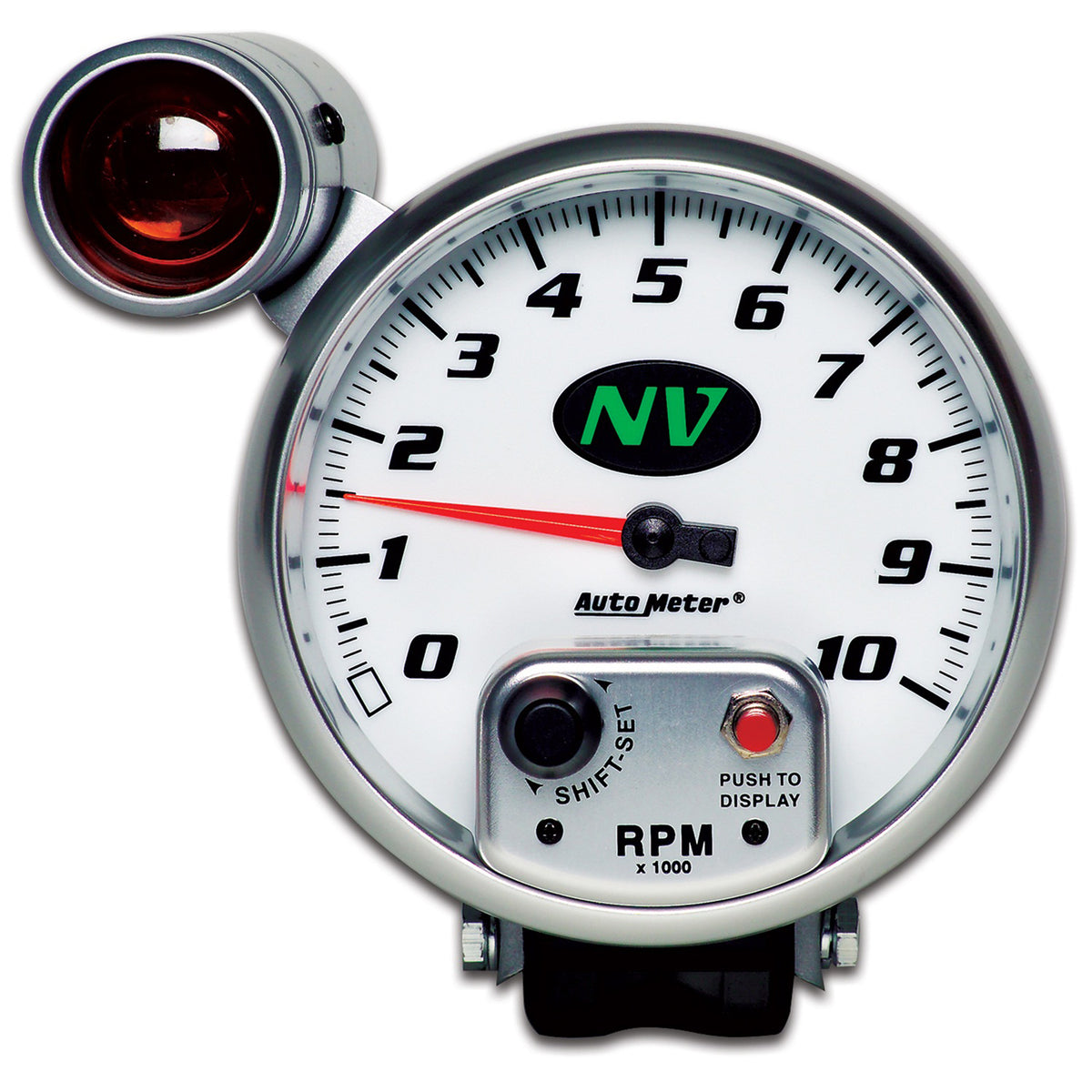 AutoMeter 7499 - GAUGE, TACHOMETER, 5", 10K RPM, PEDESTAL W/ EXT. SHIFT-LITE, NV 3