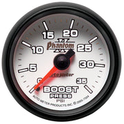 AutoMeter 7504 - GAUGE, BOOST, 2 1/16", 35PSI, MECHANICAL, PHANTOM II 4