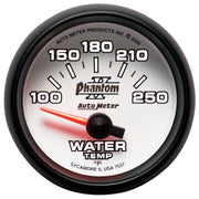 AutoMeter 7537 - GAUGE, WATER TEMP, 2 1/16", 100-250?F, ELECTRIC, PHANTOM II 4