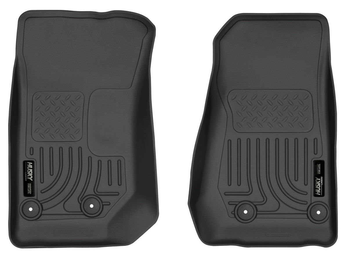 Husky Liners 18041 - Weatherbeater - Front Floor Liners 1
