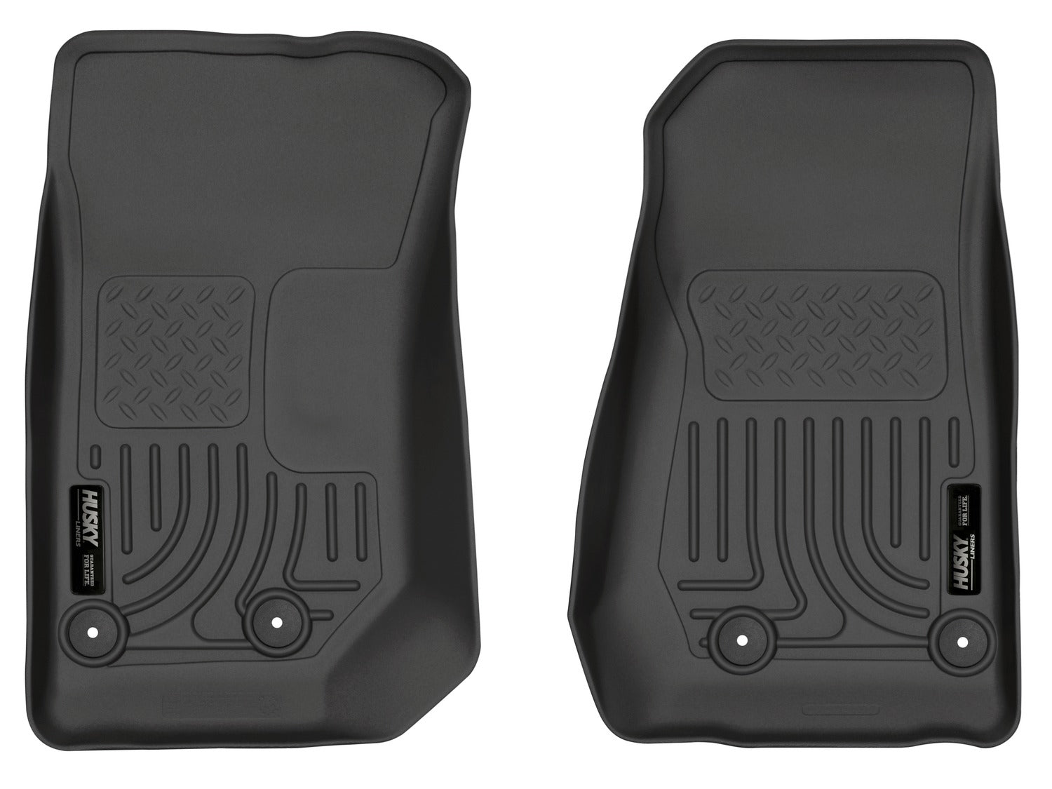 Husky Liners 18041 - Weatherbeater - Front Floor Liners 1