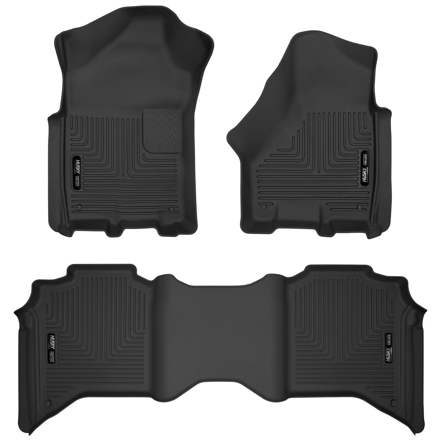 Husky Liners 53638 - X-act Contour - Front & 2nd Seat Floor Liners 1