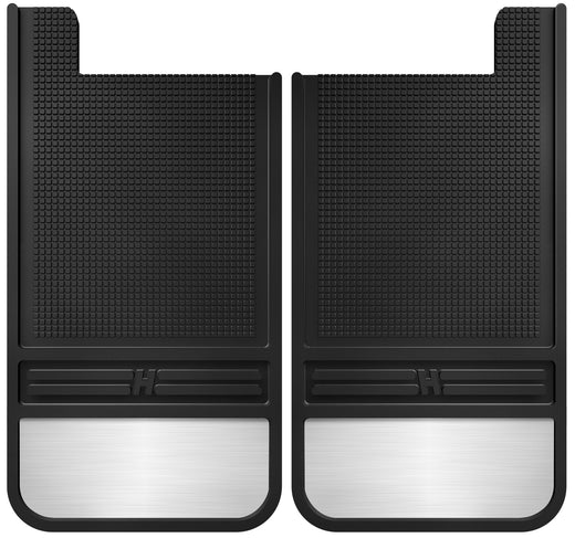 Husky Liners 55101 Rubber Rear Mud Flaps - 12IN w/ Weight