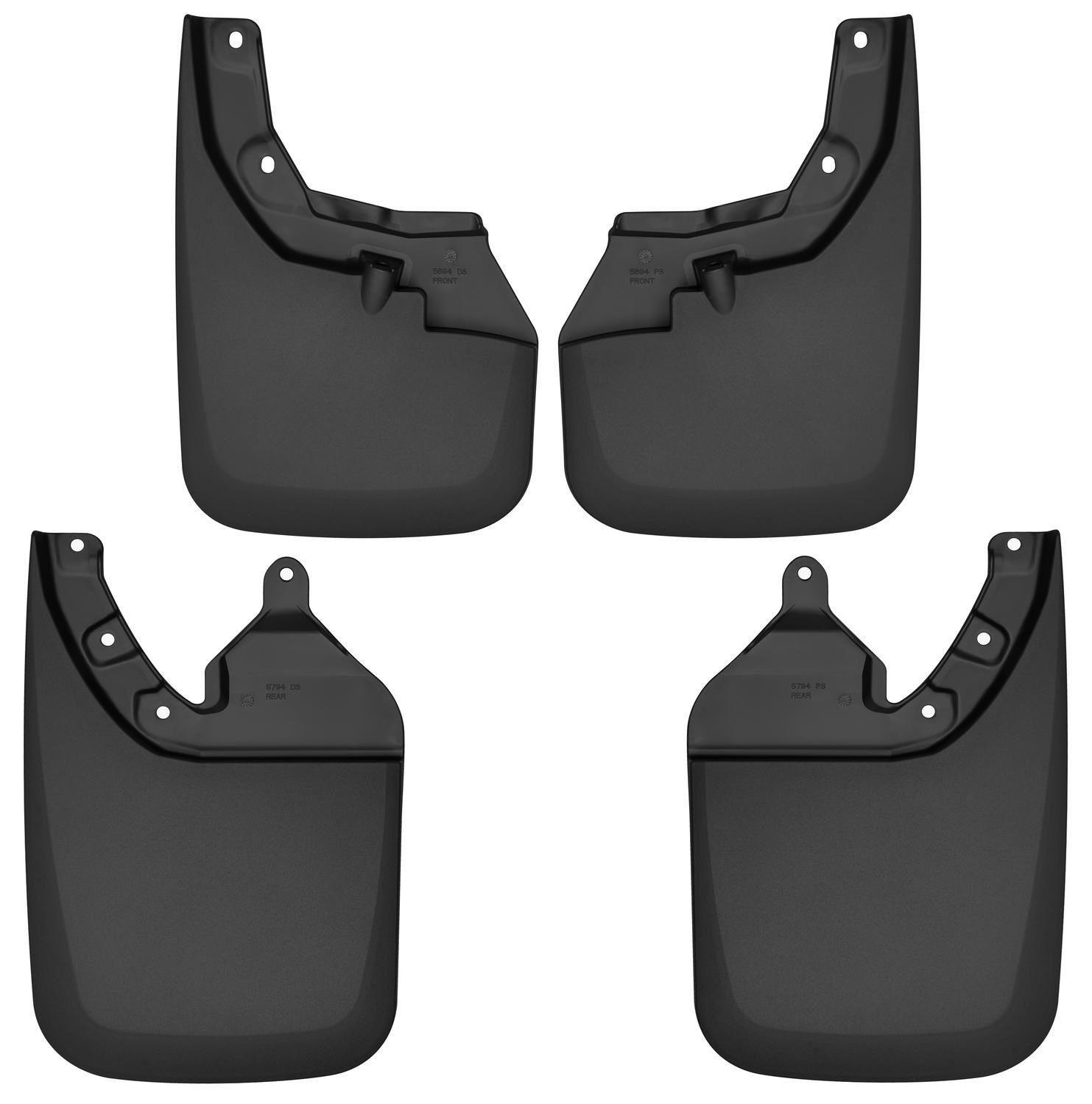 Husky Liners 56946 - Custom Mud Guards - Front and Rear Mud Guard Set