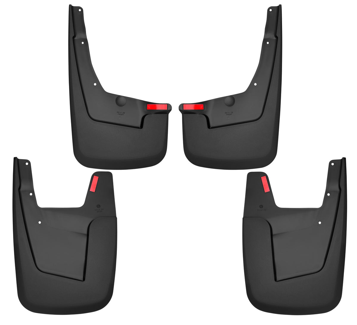 Husky Liners 58146 - Custom Mud Guards - Front and Rear Mud Guard Set 1