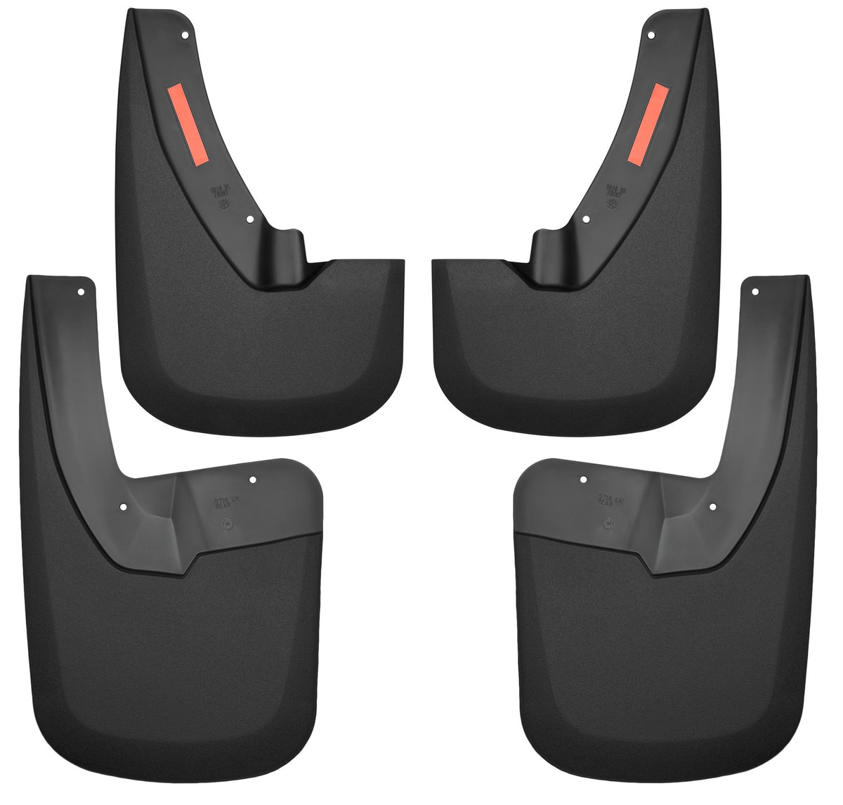 Husky Liners 58186 - Custom Mud Guards - Front and Rear Mud Guard Set 1