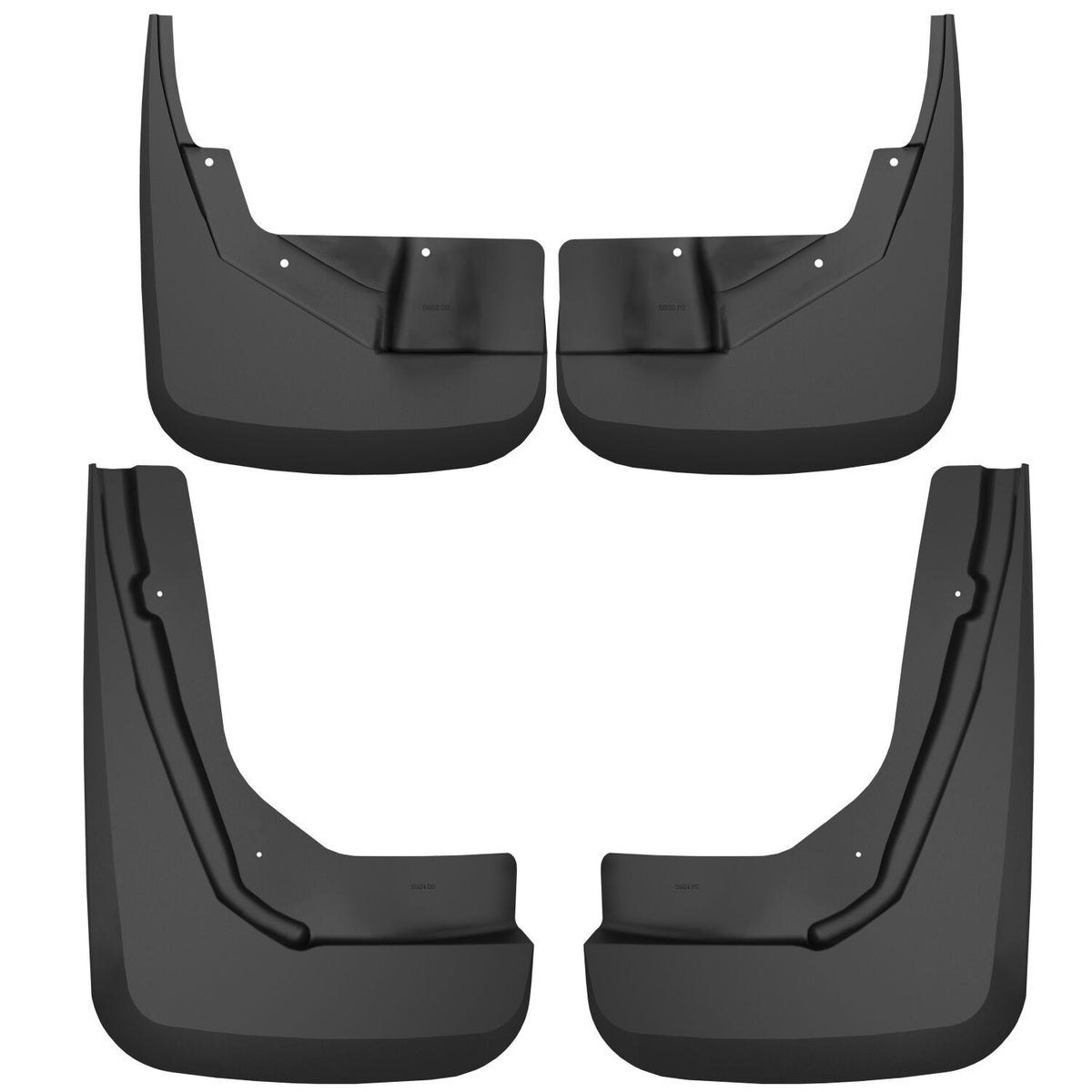 Husky Liners 58226 - Custom Mud Guards - Front and Rear Mud Guard Set 1