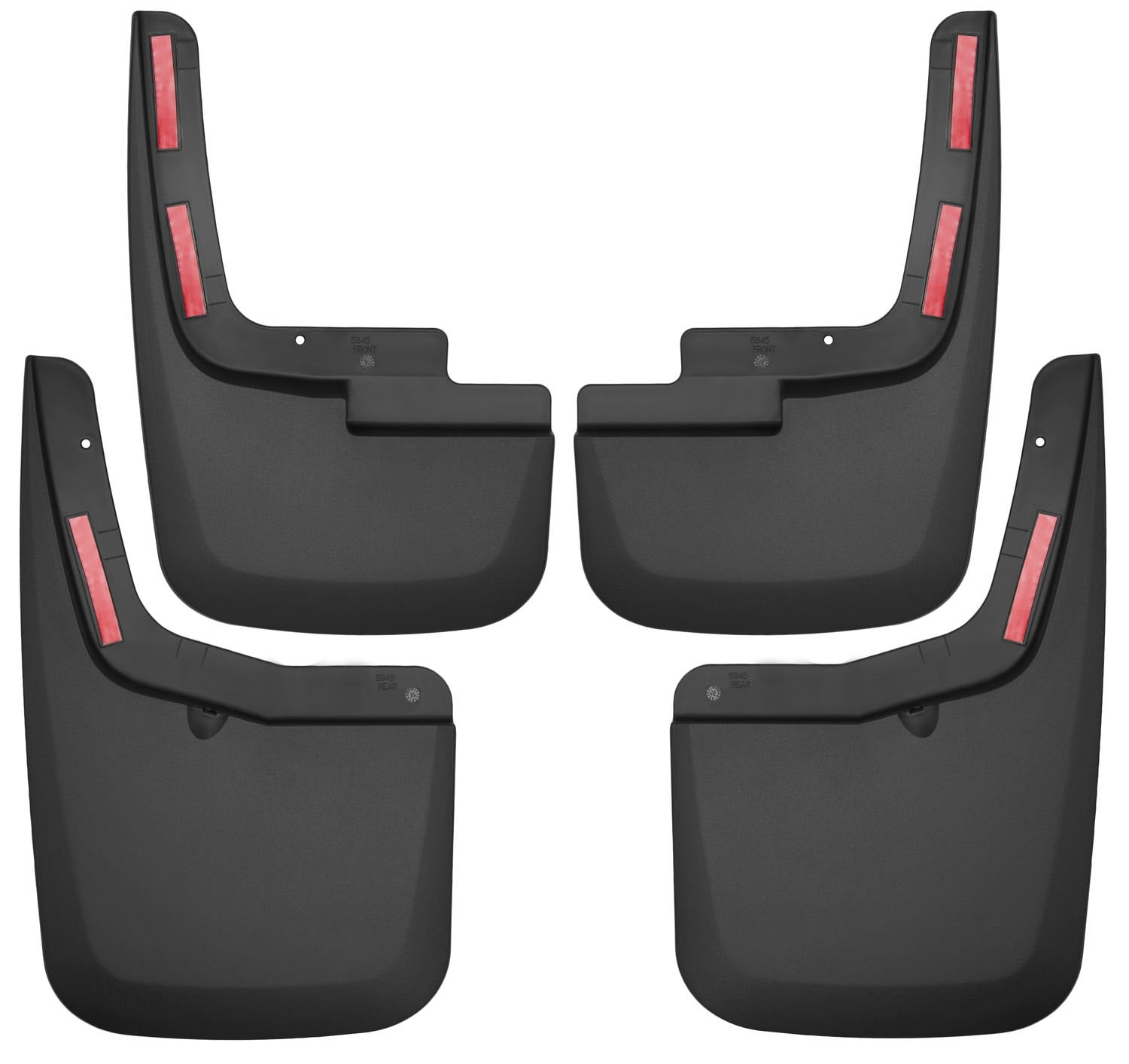 Husky Liners 58456 - Custom Mud Guards - Front and Rear Mud Guard Set 1