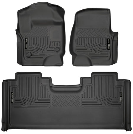 Husky Liners 94071 - Weatherbeater - Front & 2nd Seat Floor Liners 1