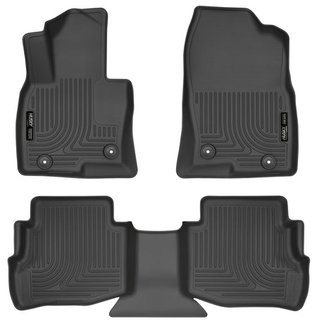 Husky Liners 95611 - Weatherbeater - Front & 2nd Seat Floor Liners 1