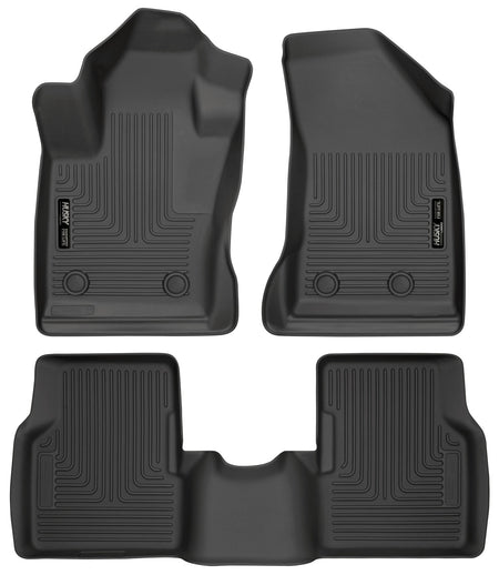 Husky Liners 95681 - Weatherbeater - Front & 2nd Seat Floor Liners 1