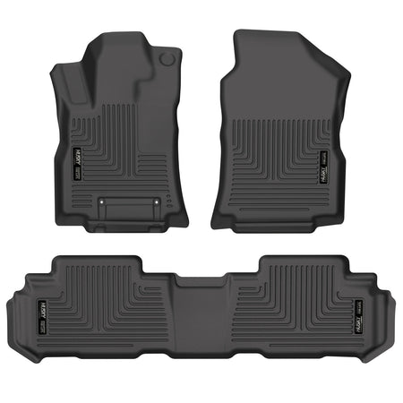 Husky Liners 95871 - Weatherbeater - Front & 2nd Seat Floor Liners 1